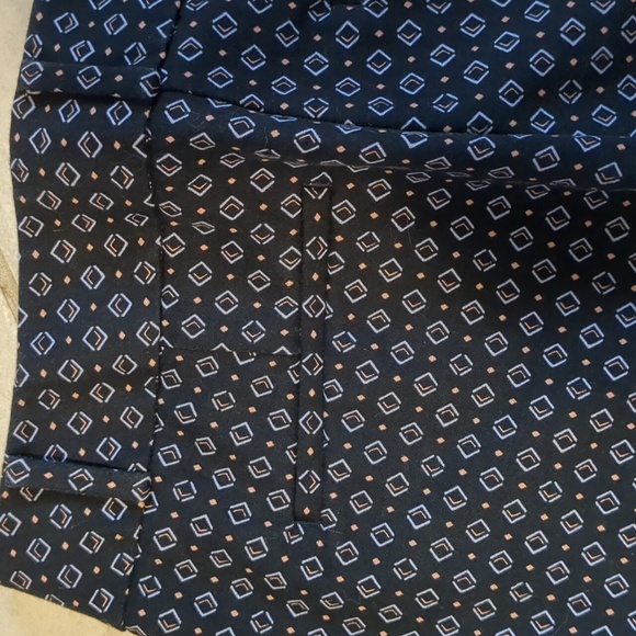 Loft Marisa Skinny Geometric Printed Slash Front Back Welt Pocket Pants 6P - Picture 3 of 13